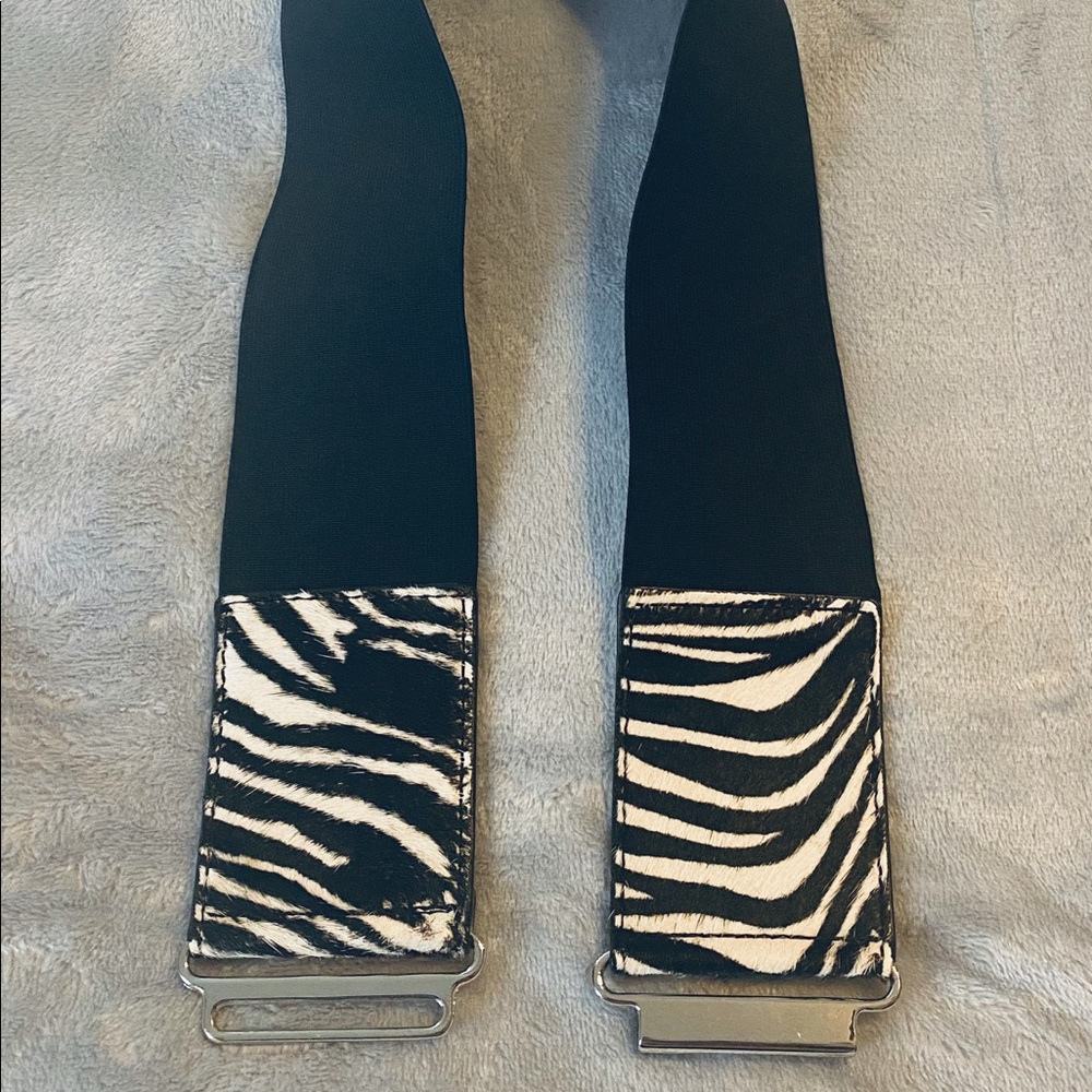 Zebra Print Belt - Picture 7 of 8